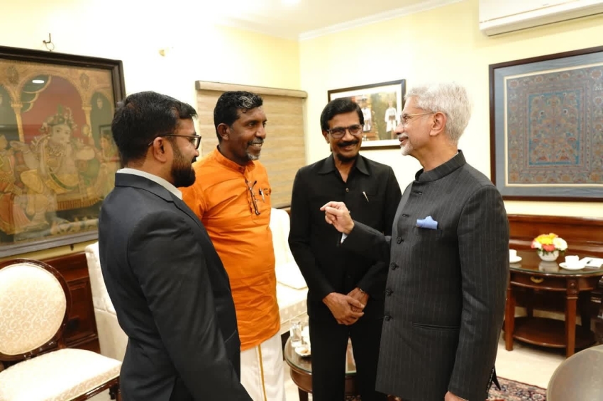 இந்திய வெளிவிவகார அமைச்சருடன் சந்திப்பு