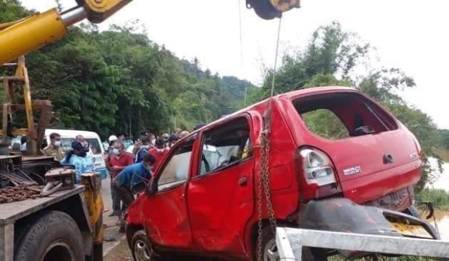 மகாவலி கங்கையில் கார் கவிழ்ந்து விழுந்ததில் காணாமல் போனவர் சடலமாக மீட்பு