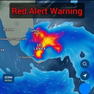 நாடு முழுவது‌ம் சிவப்பு எச்சரிக்கை!