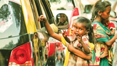 குழந்தைகளை பிச்சை எடுக்கச் செய்வது அதிகரிப்பு