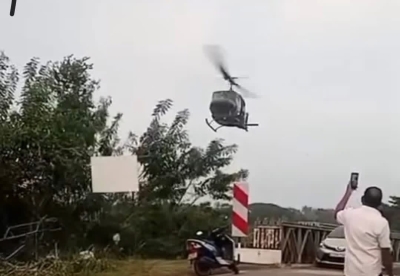 பெல் 212 ரக ஹெலிகாப்டர் வீழ்ந்து விபத்து